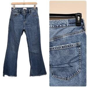 Abercrombie & Fitch Size 26/2R Vintage Flare High Rise Raw Hem 26.5 Inch Inseam